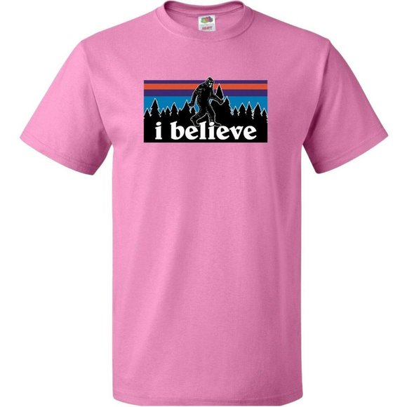 Sasquatch I Believe Trees Bigfoot Short Sleeve Tee - Picture 10 of 11